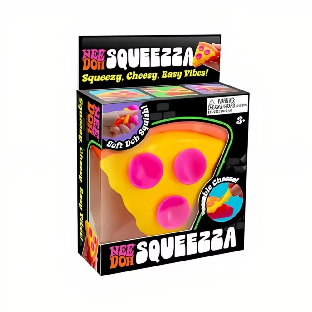 NeeDoh Squeezza Pizza Nee Doh Squeeze New