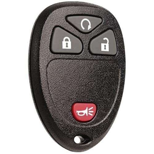Keyless Entry Remote Control Key Fob Replacement Fits Chevy Four Button