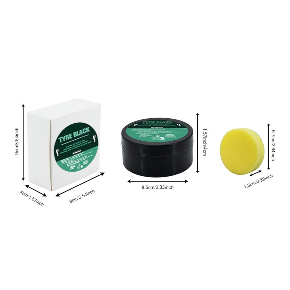 Car Tire Cleaning And Brightening Coating Paste Maintenance Coating Paste