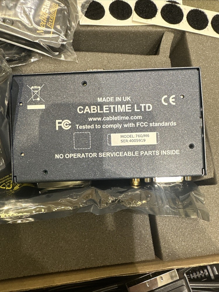 cabletime Mediastar Evolution Model 760/M6,with remote And Accs