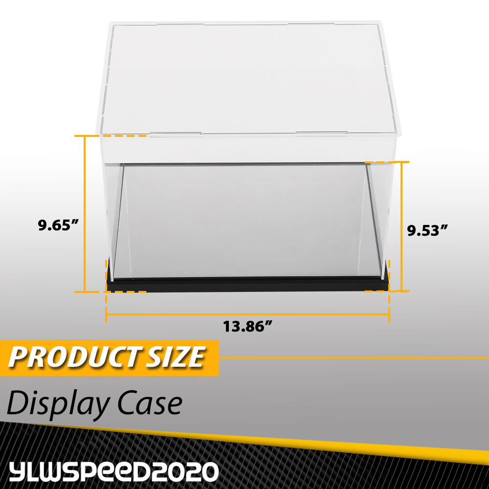 Clear Single Boxing Glove Horizontal Display Case