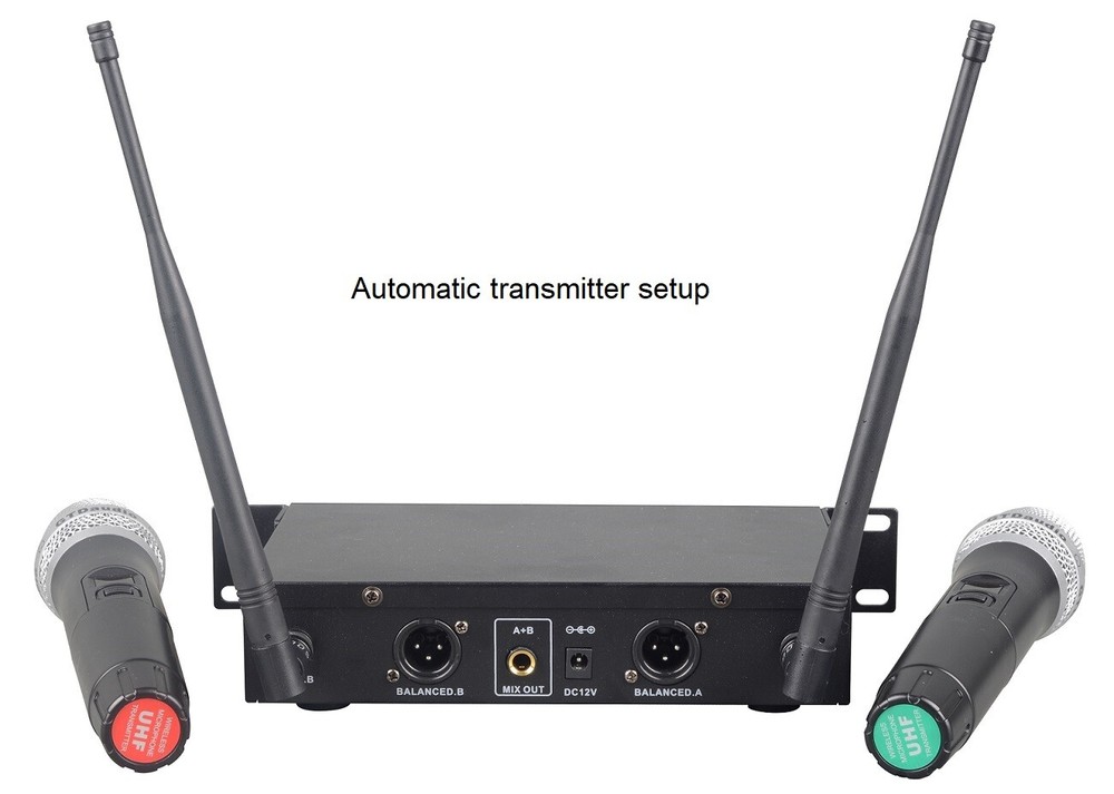 GTD Audio 32 Selectable Channels Wireless Handheld Microphone Mic system LX-22