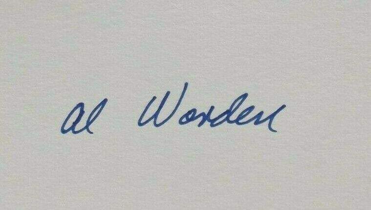 Apollo 15 Alfred ''AL'' Worden Command Module Pilot Autograph Signed Card
