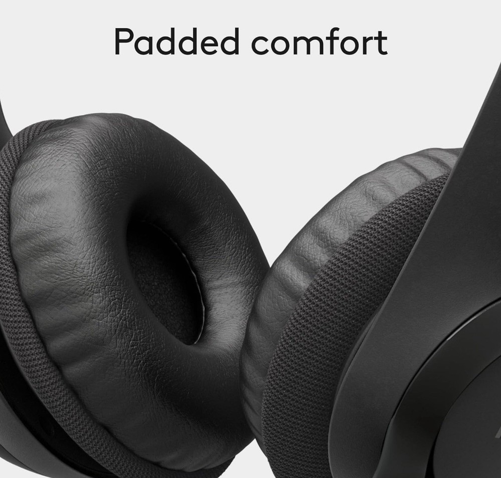 Logitech - H390 - USB Headset with Noise Cancelling Microphone - Black