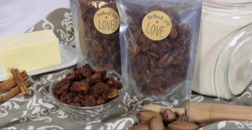 Sugar-free cinnamon candied pecans