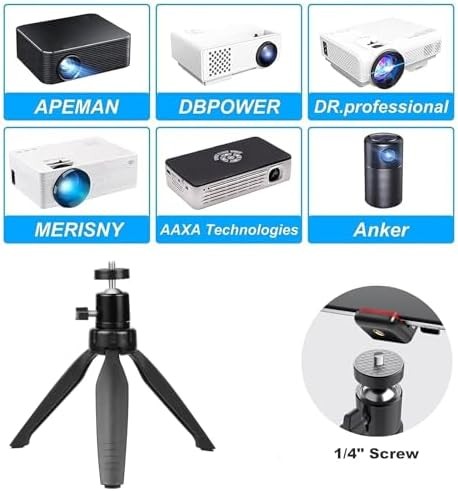 Mini Projector Tripod Mount Compatible with APEMAN