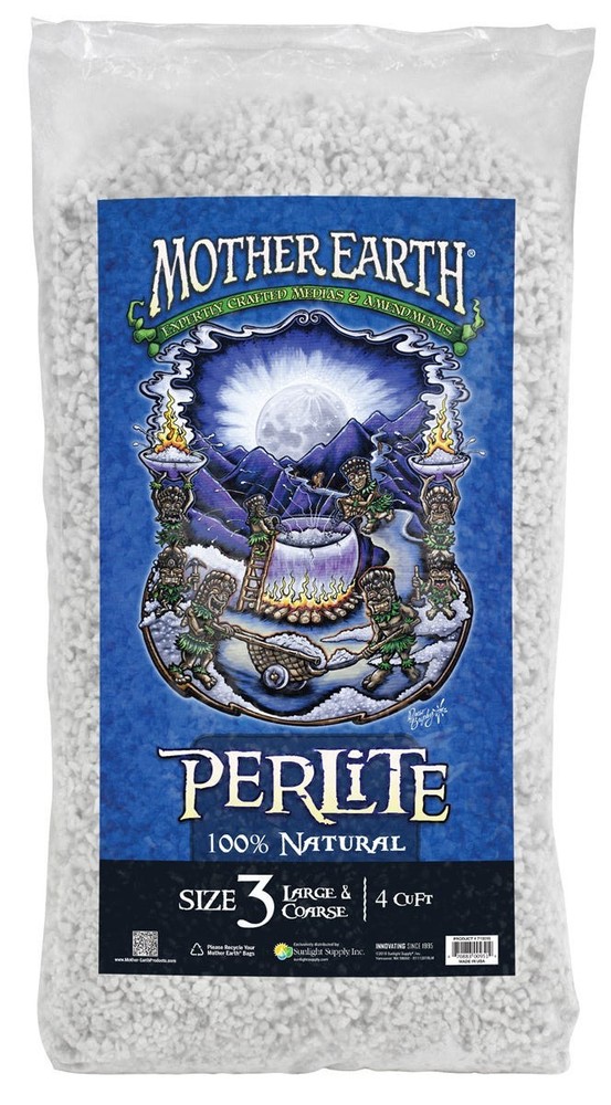 Mother Earth Large & Coarse Perlite #3 Hydroponic Growing Media