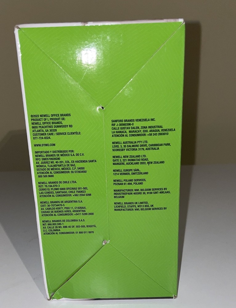 Dymo Bluetooth Compact Wireless Label Maker Thermal Printer LetraTag 200B