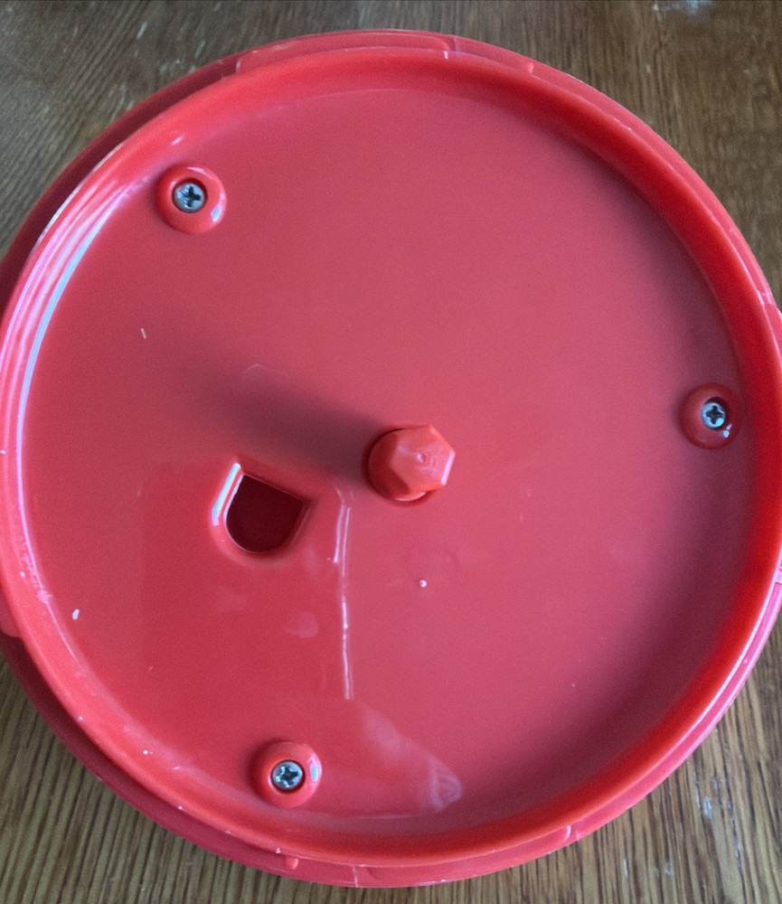 Tupperware Quick Chef Food Processor Chopper Mixer Whisk 4 Cups Red COMPLETE