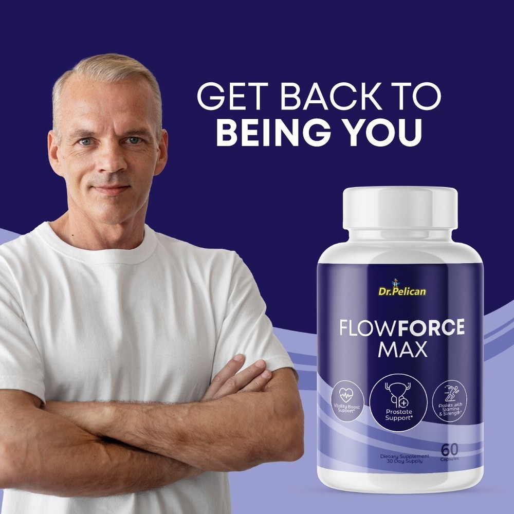 Flowforce Max- Prostate Support- 60 Capsules