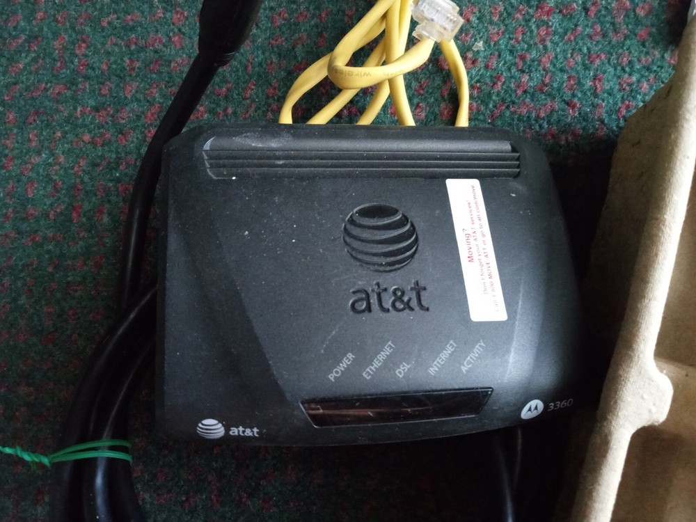 Lot of 4 different modems . Untested. AS IS