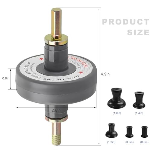 Valve Lapping Tool, Small Engine Valves Grinding Attachment Tool with 5