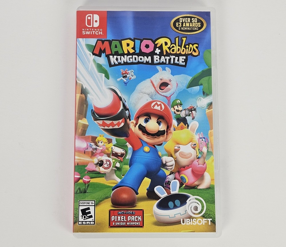 Authentic Replacement (CASE ONLY) for MARIO RABBIDS KINGDOM BATTLE - Switch Box