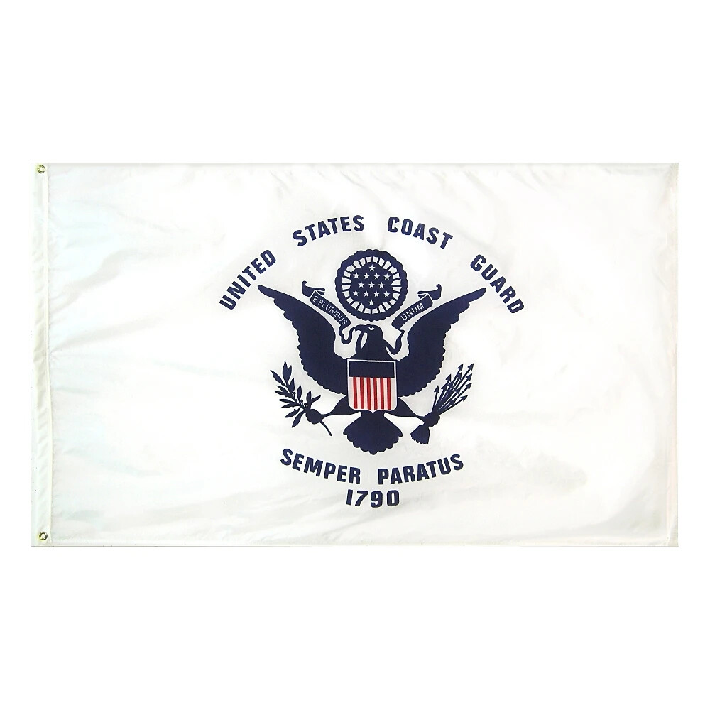 Collins Flags: Coast Guard Nylon Flag 3' x 5'