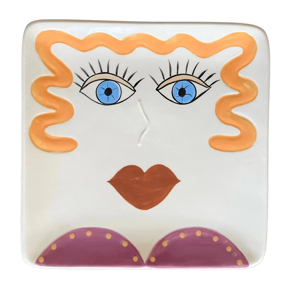 Personality Plates Set for 4 People Dinnerware Dish Plates