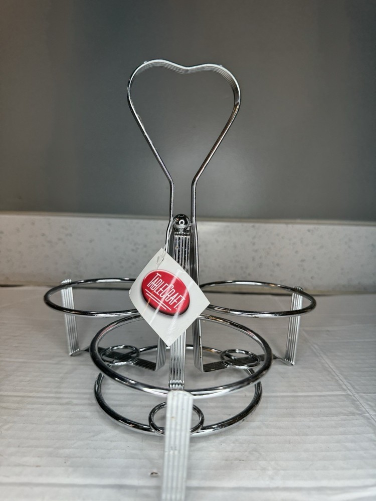 Tablecraft Ring Dispenser Caddy For Diner Or Restaurant, New - Syrup, Condiments