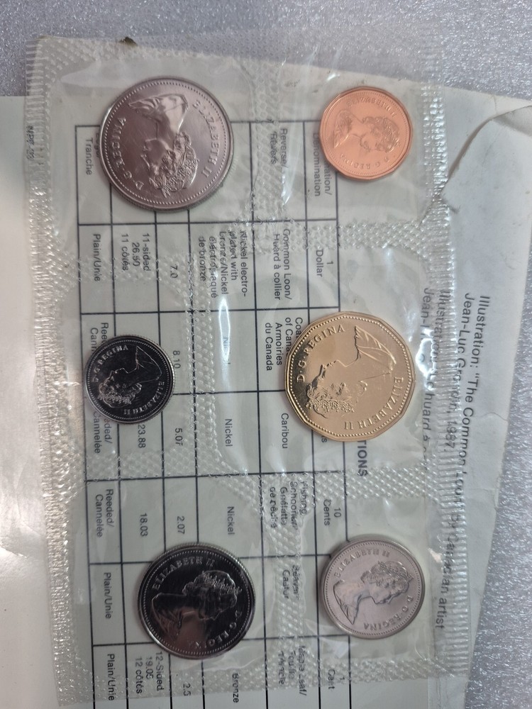 1989 Canada Proof like uncirculated coins - *37