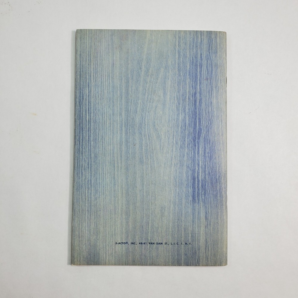 1969 X-Acto Project Handbook And Hobby Tool Guide Pamphlet