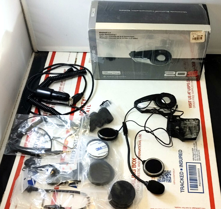 Single SENA 20S BlueTooth 4.1 Motorcycle Helmet Communication Intercom Headset