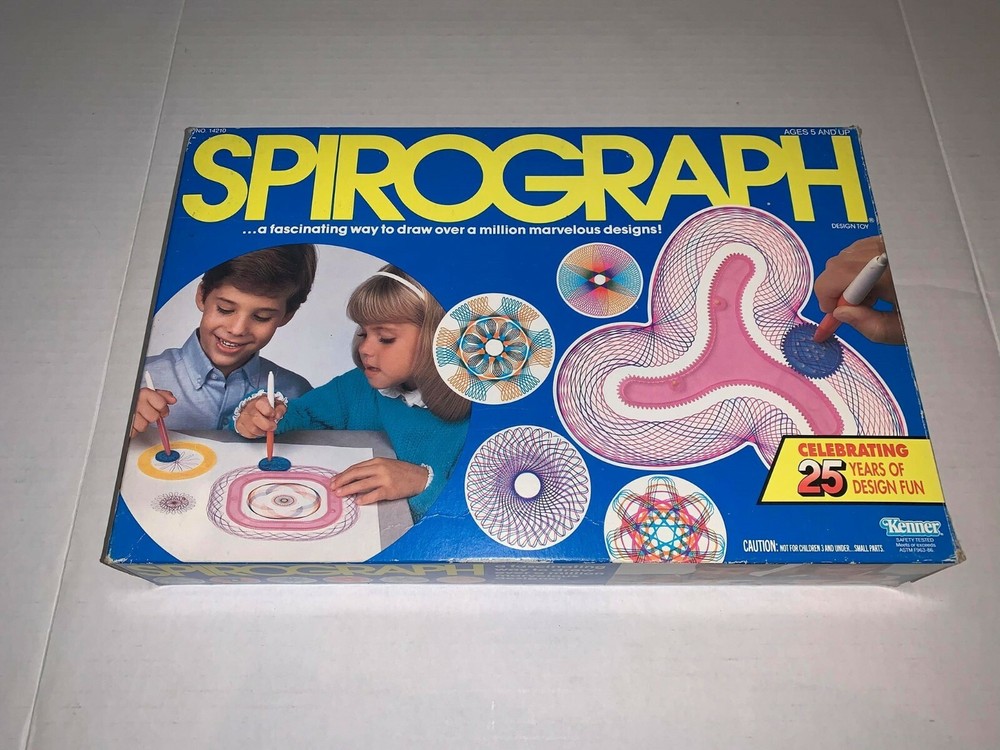 Vintage 1990's SPIROGRAPH Board Game IN GREAT CONDITION