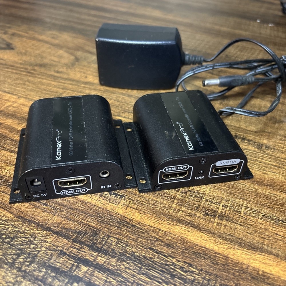 HDMI Extender Transmitter Receiver Over IP Kit via CAT6 Network Ethernet
