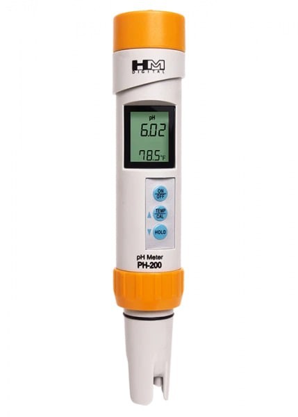 HM Digital Waterproof pH Meter, PH-200