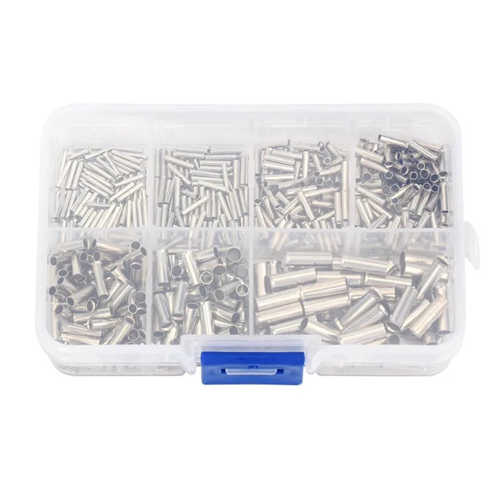 Copper Wire Ferrule Kit for Easy Connections Includes 700 Terminals Sizes