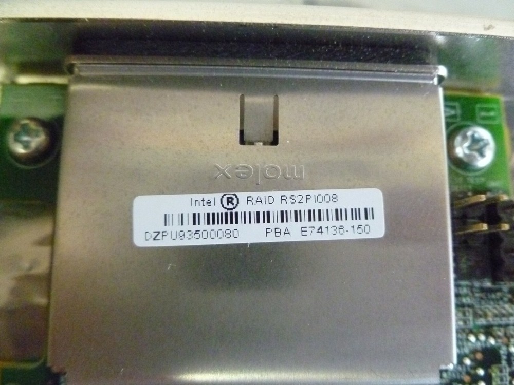 Intel RS2P1008 Raid Controller Card 6GB SAS W / Battery