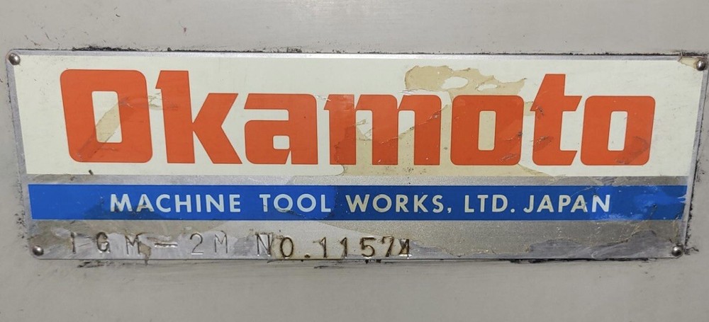 Okamoto Micro Processor Controlled IGM-2M Internal ID Grinding Machine