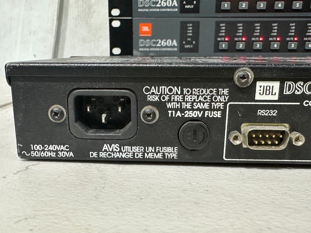 JBL DSC260 Digital System Controller Processor 2 in 6 out #7015 (ONE)THS