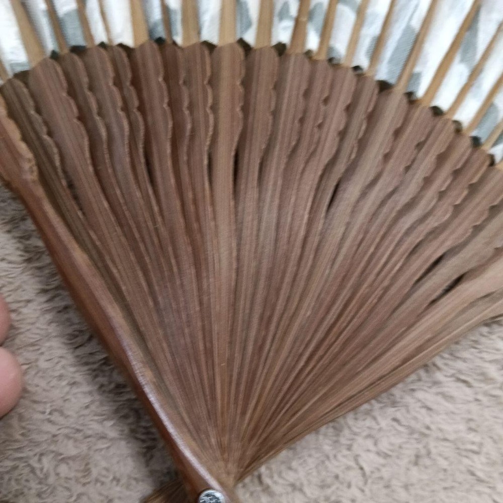 Folding Sensu Fan cloth modern style