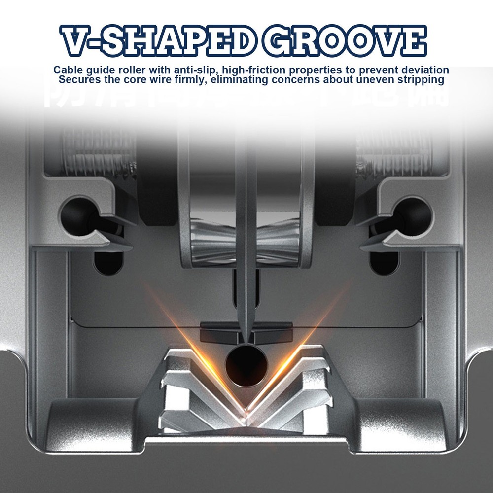 Easy Manual Wire Stripper Machine Drill Compatible Fast Wire Stripping Tool