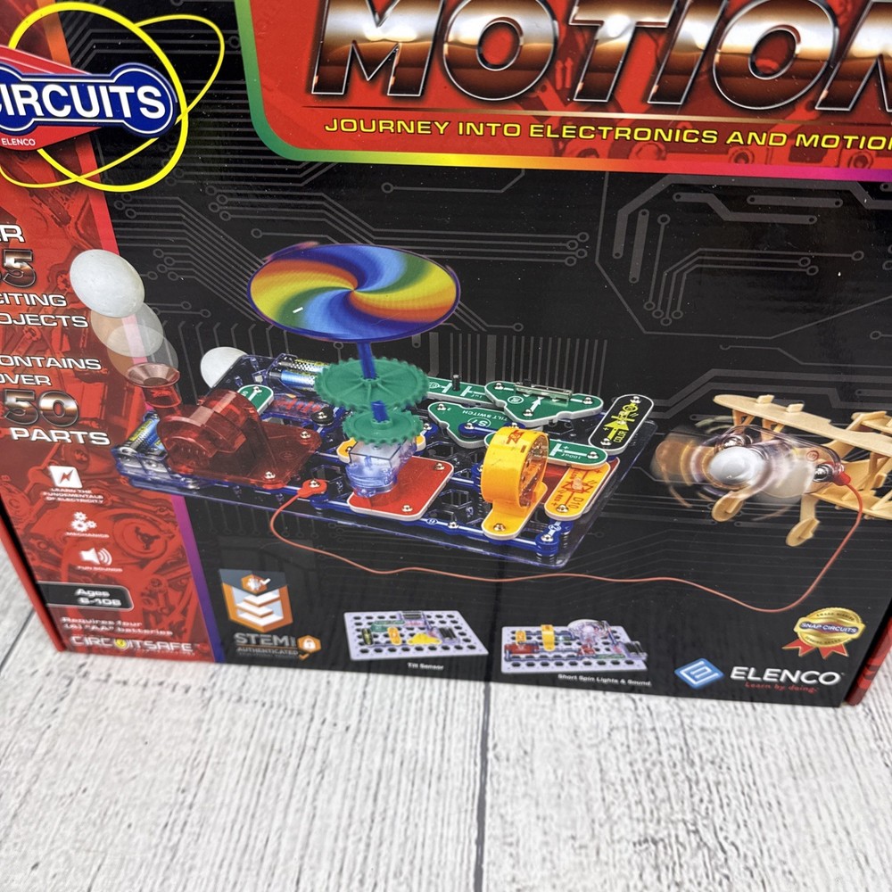 NIB Snap Circuits Large Multi Color Science Kit 165 Projects STEM Learning Fun