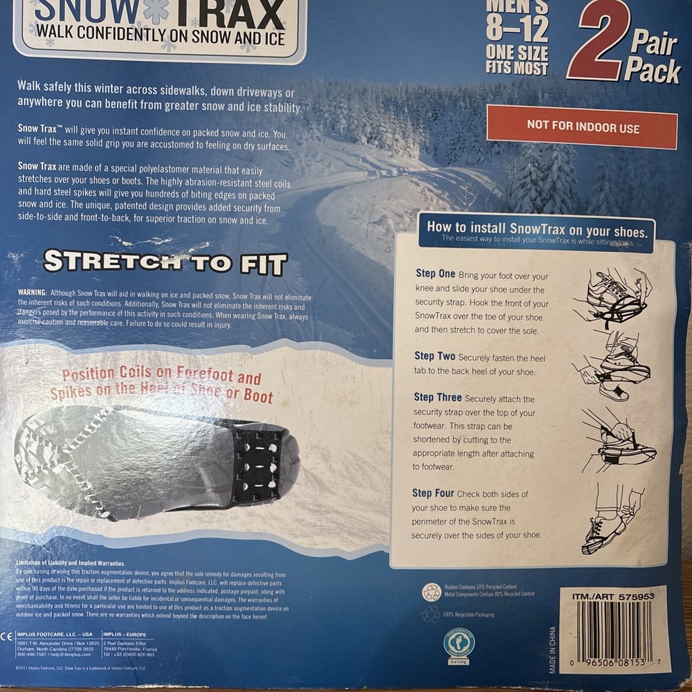 Snow Trax 2 Pair Set