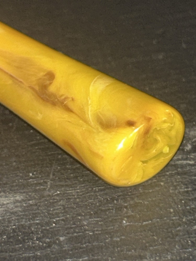 Vintage Tracing Wheel Bakelite Butterscotch Handle Sewing Pattern Tool