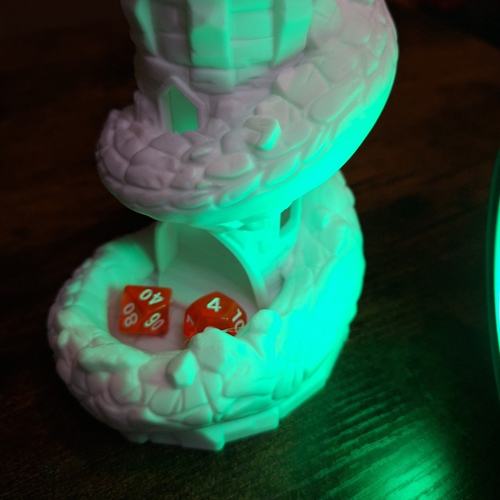 The Basilisk Dice Tower – 3D Printed