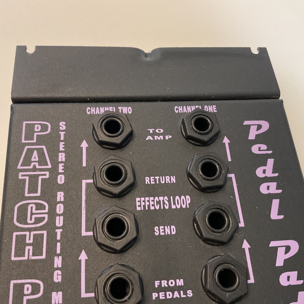 Patch Pad Stereo Routing Module Pedal Pad By MKS with Instructions