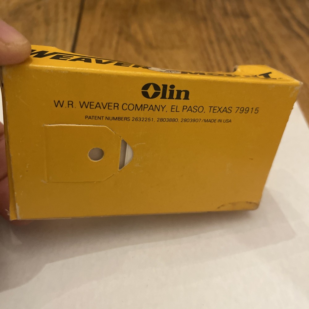 NEW Weaver 1" Top Mount Detachable Split Ring High Height Scope Ring NOS Olin