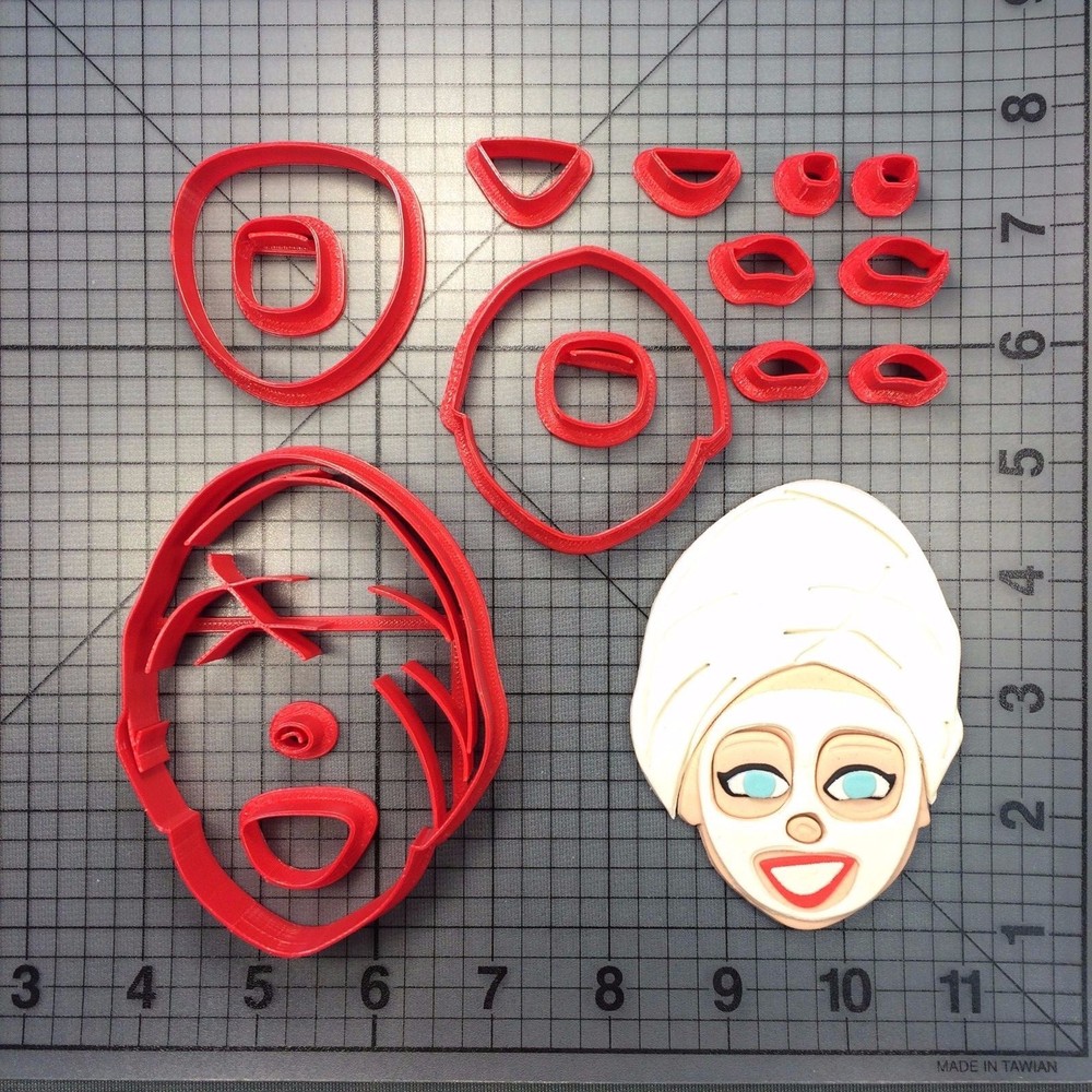 Spa Mask 100 Cookie Cutter Set