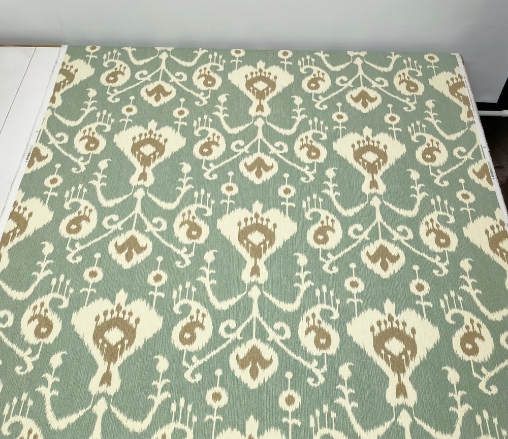 MAGNOLIA HOME JAVA IKAT SPA BLUE 100% MULTIPURPOSE COTTON FABRIC BY YARD 54"W
