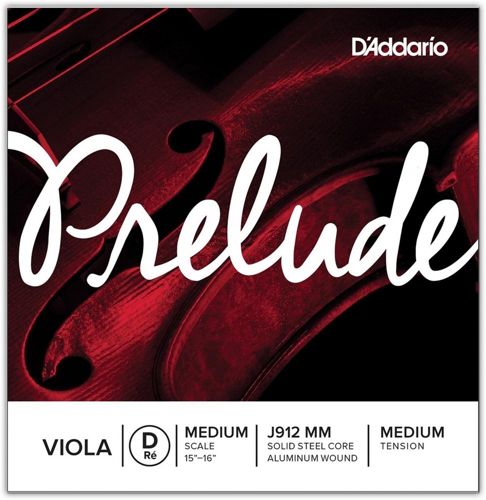 D'Addario Prelude Sereis Viola D String 15+ Medium Scale