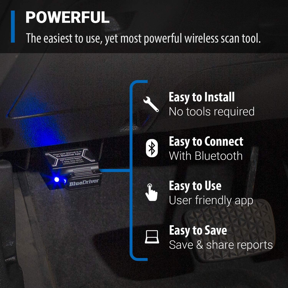 Bluetooth Pro OBDII Scanner iphone Android Diagnostic Code Vehicle Reader Tool