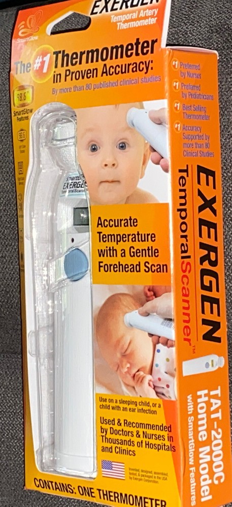 Exergen TemporalScanner Thermometer 🌡 with SmartGlow & One Button Programming