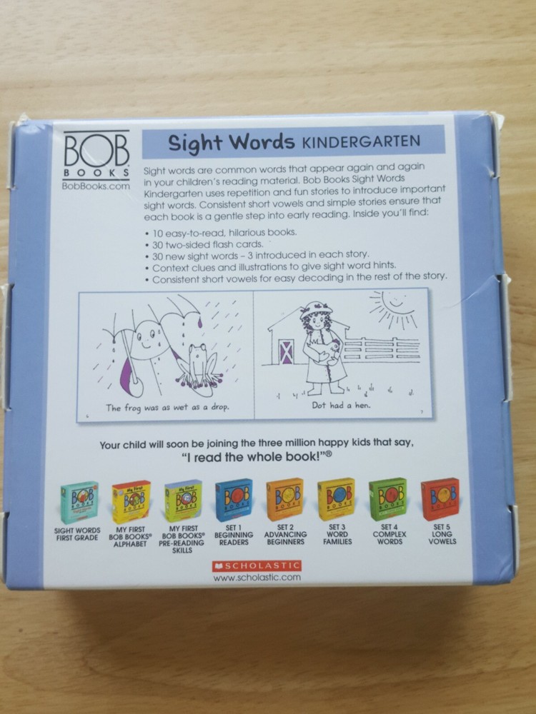 Bobs Books Kindergarten Sight Words