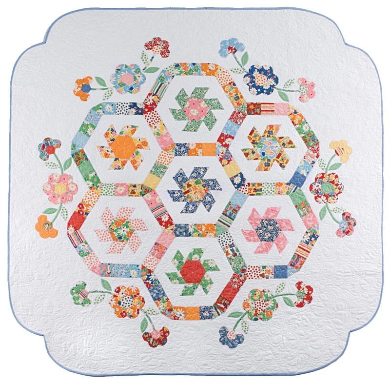 SPRING GARDEN Quilt Pattern & ACRYLIC TEMPLATES