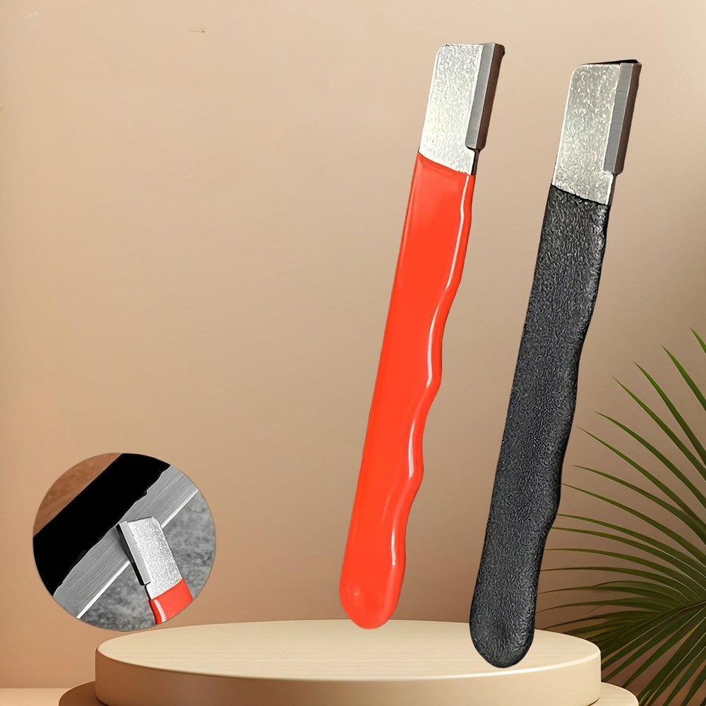 3 Pcs Garden Tool Blade Sharpener, Pocket Sharpener Orange+Black+Red