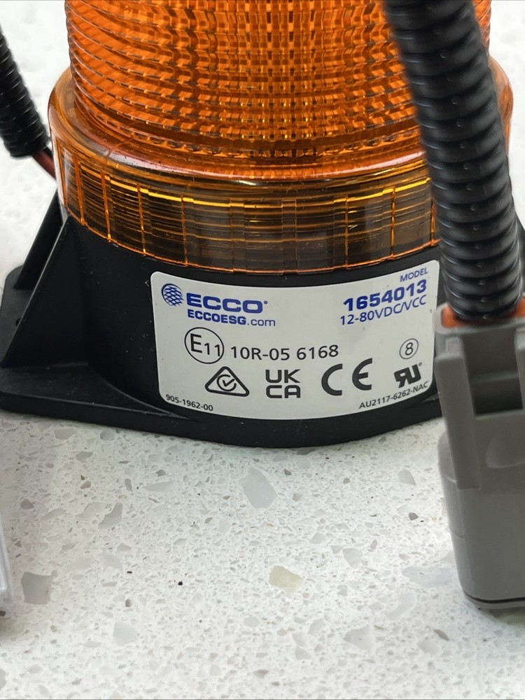 ECCO 1654013 HY Source Amber Strobe Light Assembly OEM