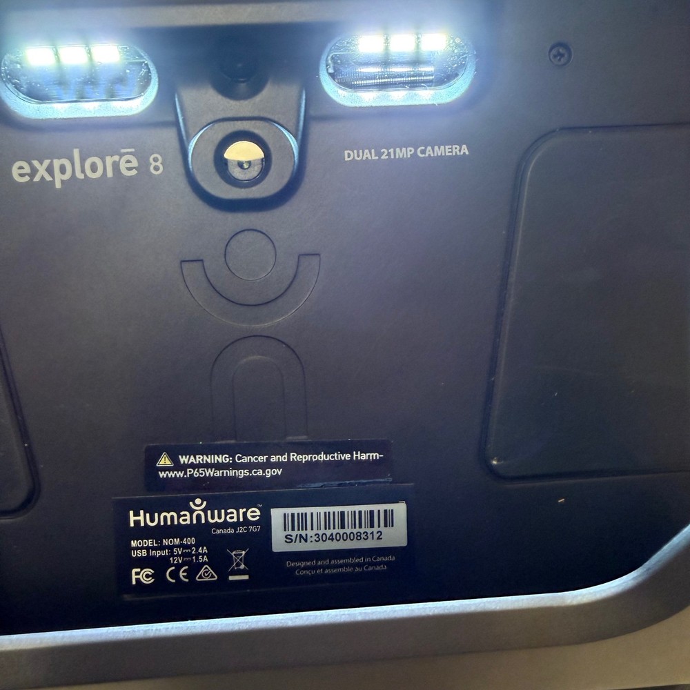 Humanware explore 8 Electronic Handheld Magnifier Low Vision Aid Black 21MP