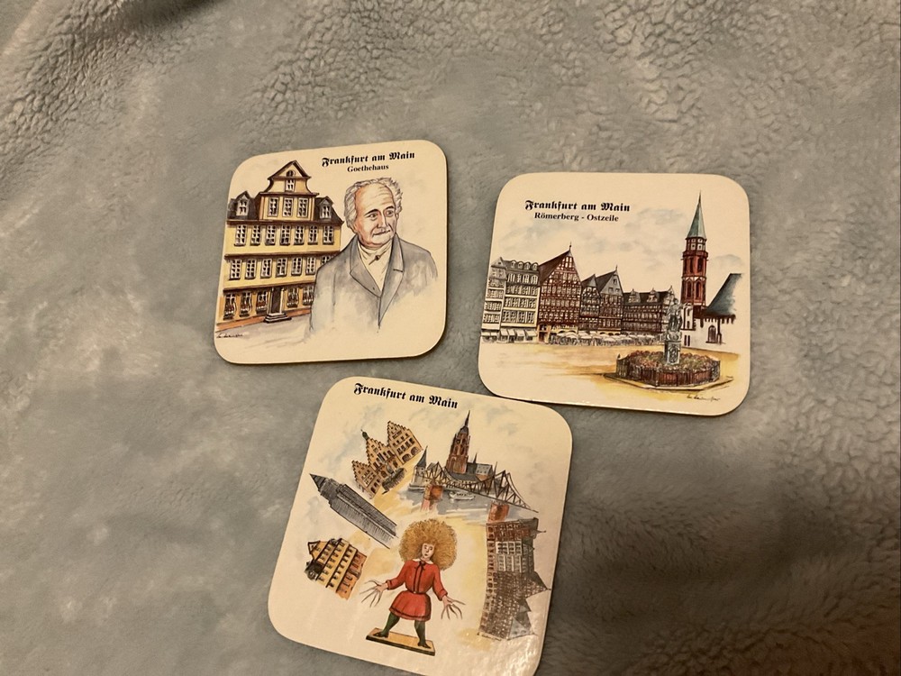 German Coasters Set Of 6
