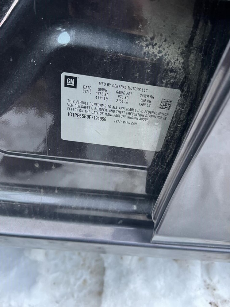 2015 CRUZE Third Brake Light Tested OEM